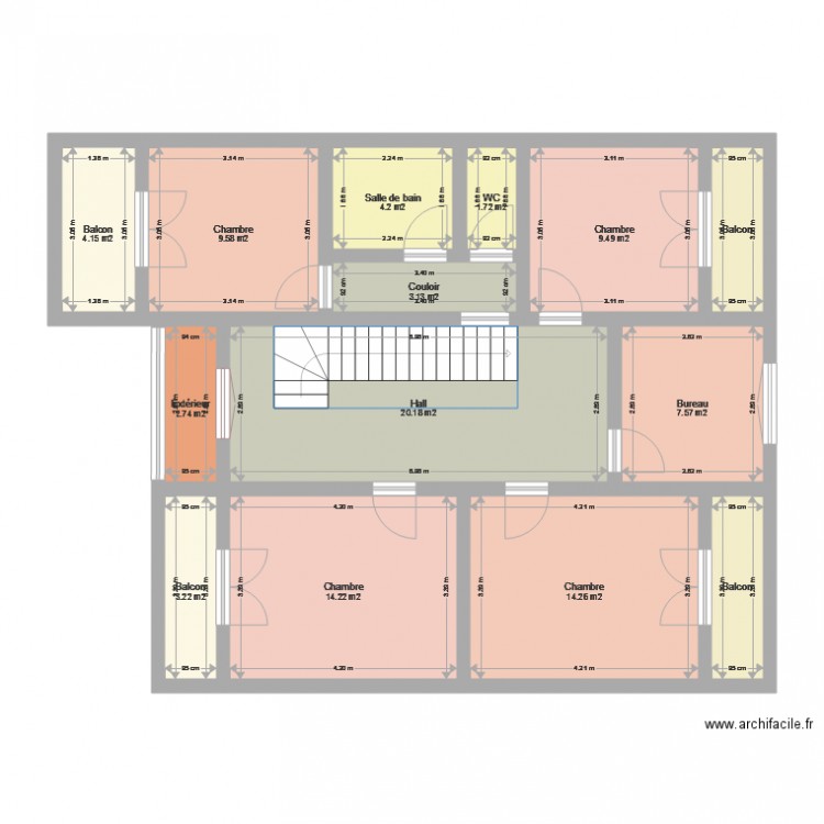 csm chez moi etage . Plan de 0 pièce et 0 m2