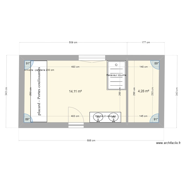 HOUZARD. Plan de 0 pièce et 0 m2
