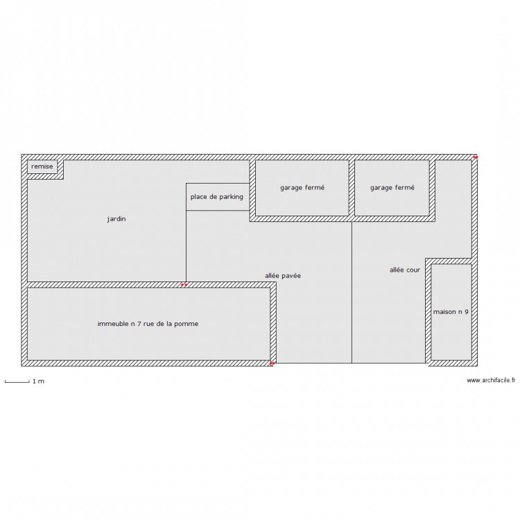 plan extérieure après modification. Plan de 0 pièce et 0 m2
