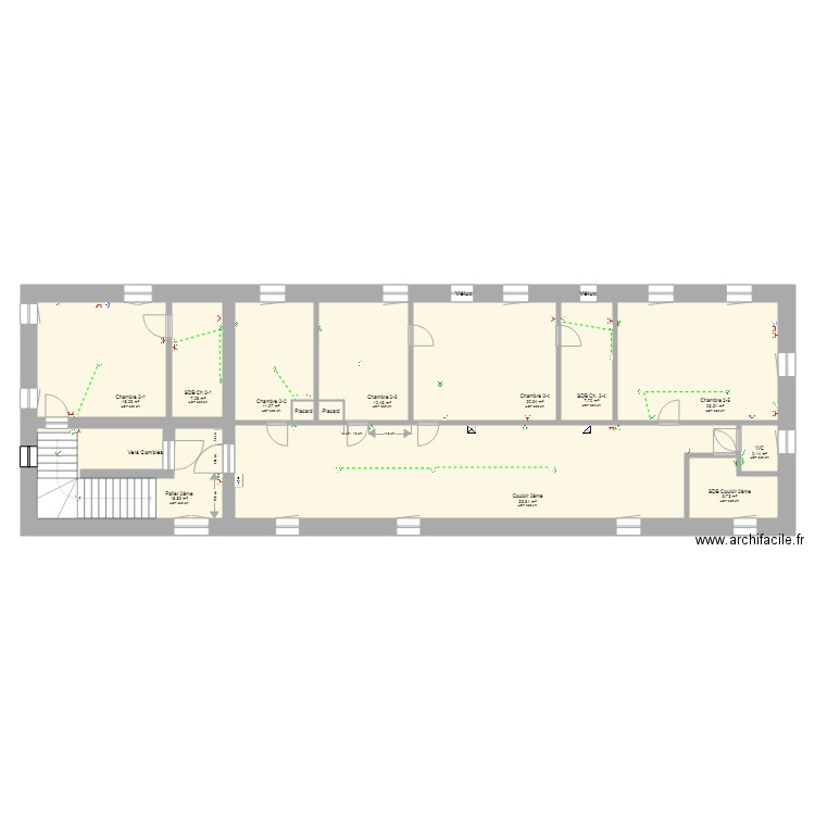 Miguet 2ème Etage. Plan de 0 pièce et 0 m2