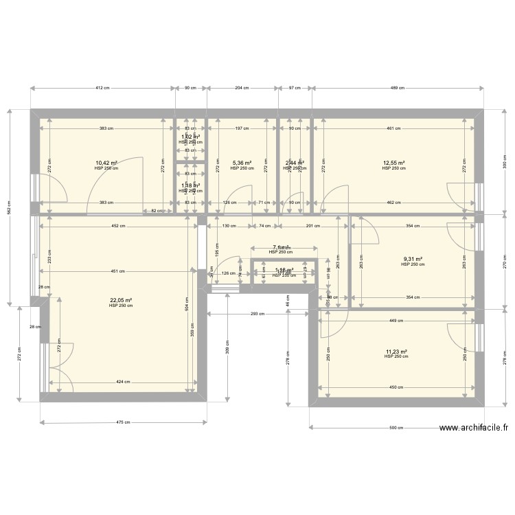 Square de Slovaquie. Plan de 0 pièce et 0 m2