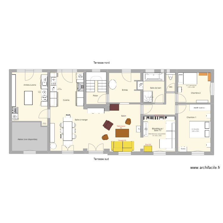 Chic à Chic Rez de Chaussée (2024). Plan de 0 pièce et 0 m2