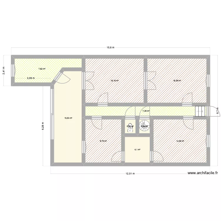 Berru. Plan de 10 pièces et 93 m² Berru. Plan de 10 pièces et 93 m²