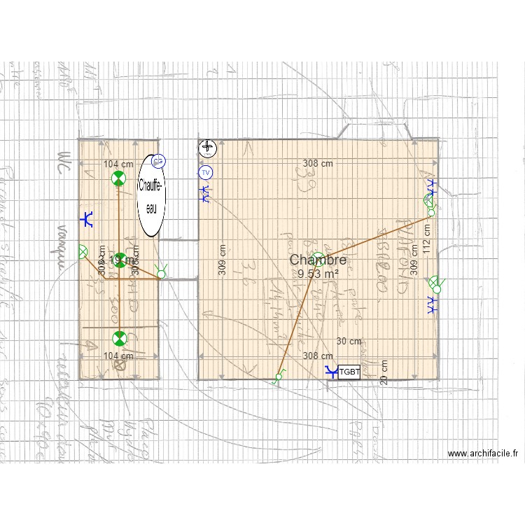 leblanc even electricite. Plan de 0 pièce et 0 m2