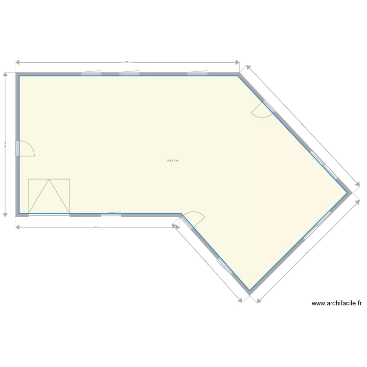 maison espagnon. Plan de 