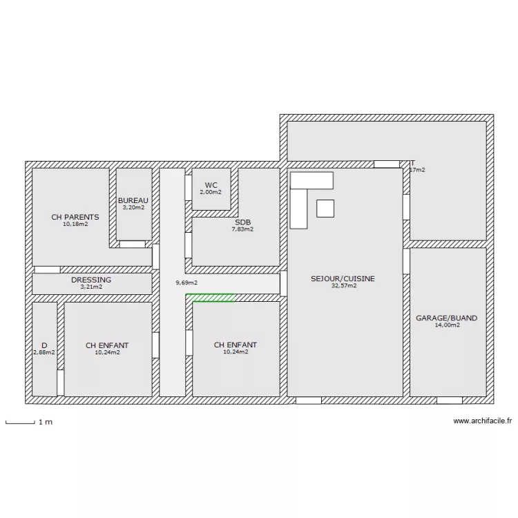 MAISON OK. Plan de MAISON OK. Plan de