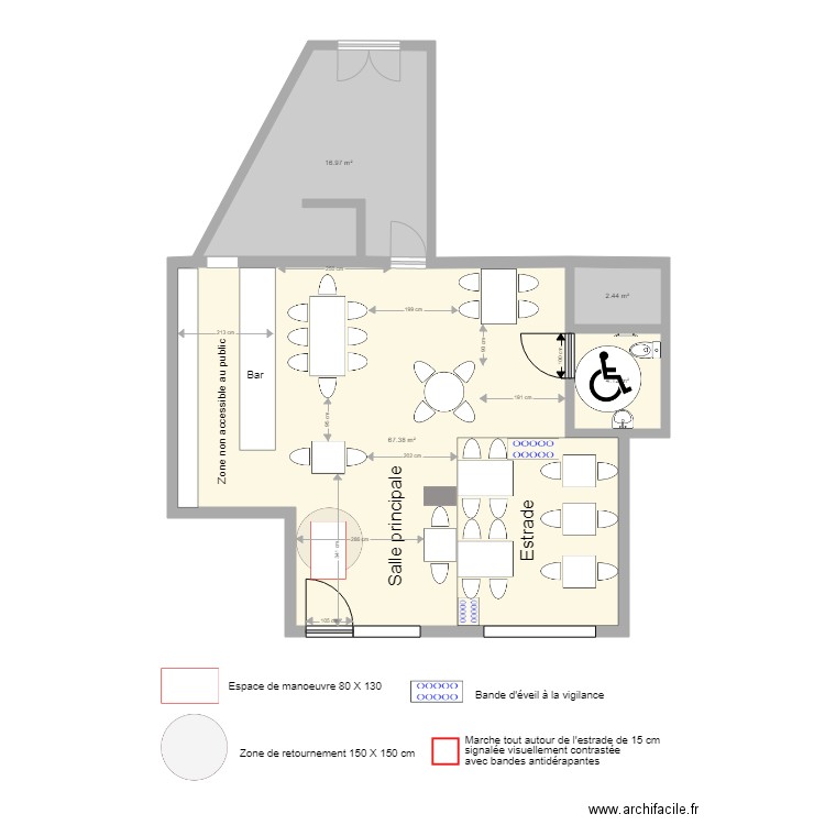 DDC. Plan de 0 pièce et 0 m2