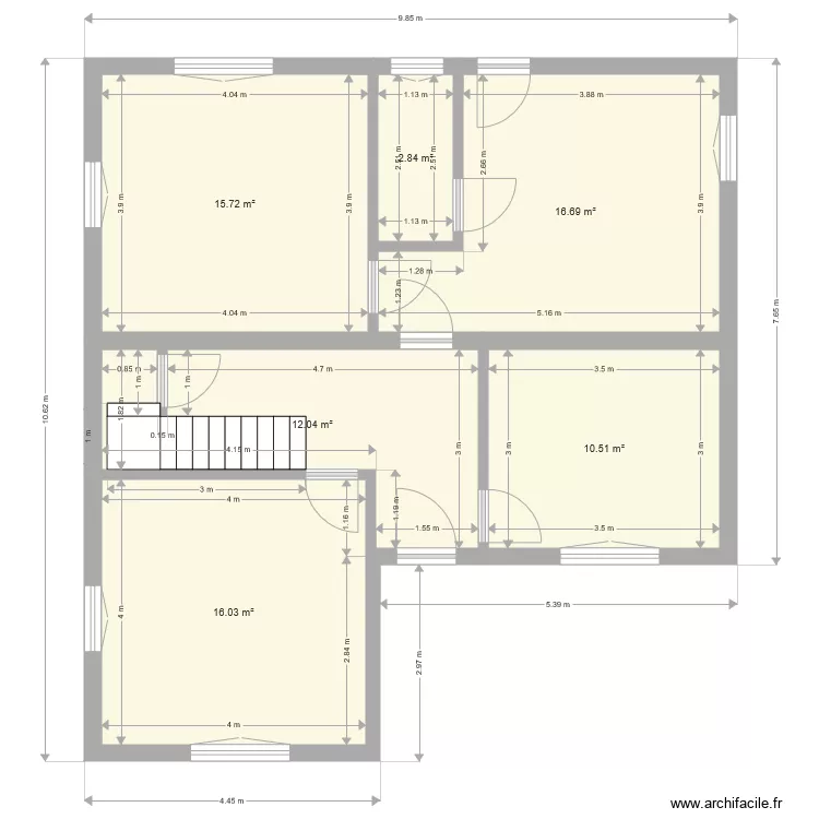 maison joncourt. Plan de 