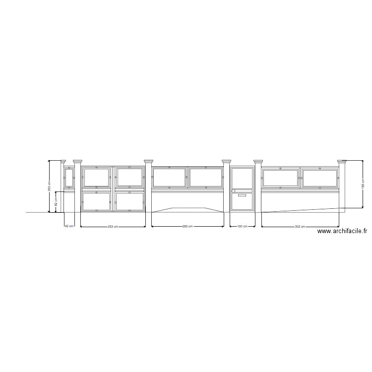 existant portail fernande. Plan de 0 pièce et 0 m2