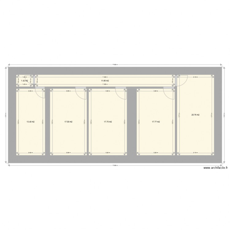 Chauzanaud situation de base. Plan de 0 pièce et 0 m2