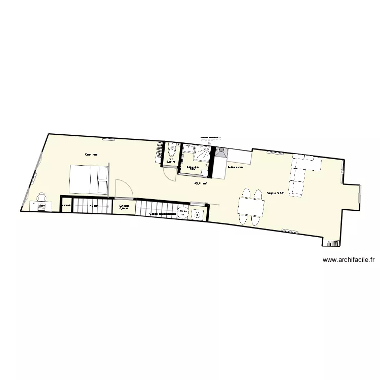APPART LA CONCHE projet 2. Plan de APPART LA CONCHE projet 2. Plan de