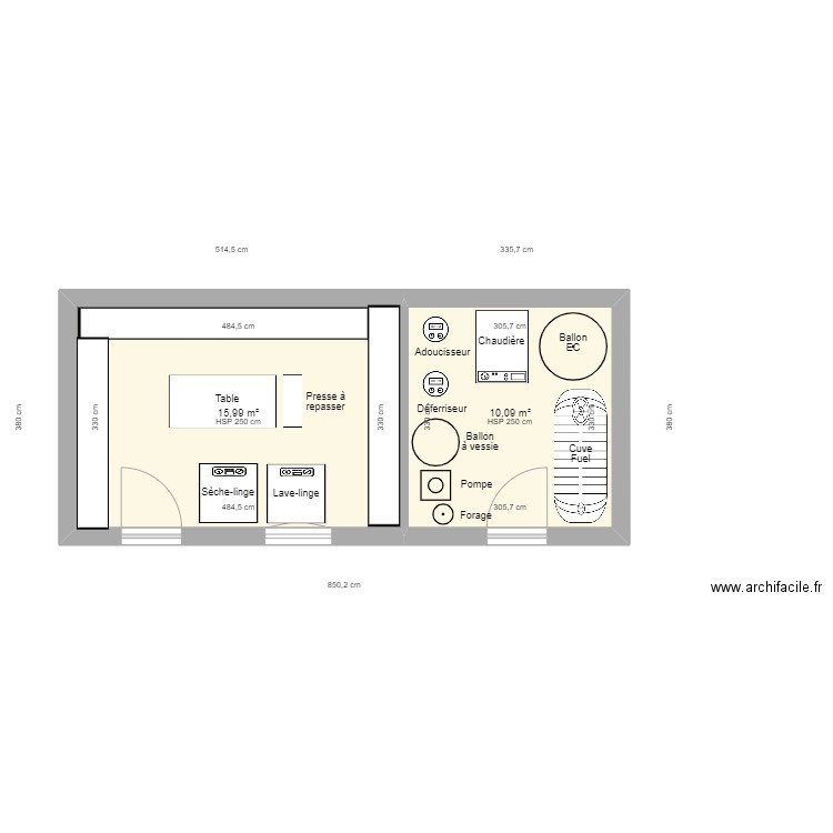 Local Technique Tarascon. Plan de 0 pièce et 0 m2