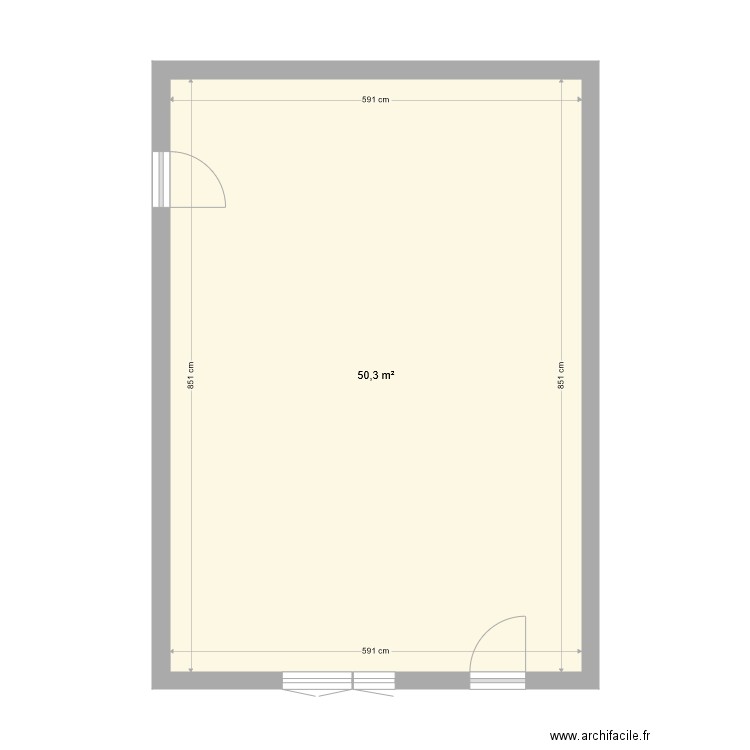 Façade St Parize. Plan de 0 pièce et 0 m2