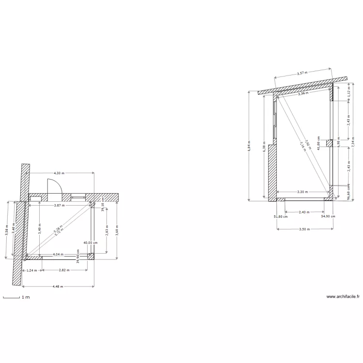 Preaux Vue de dessus. Plan de 