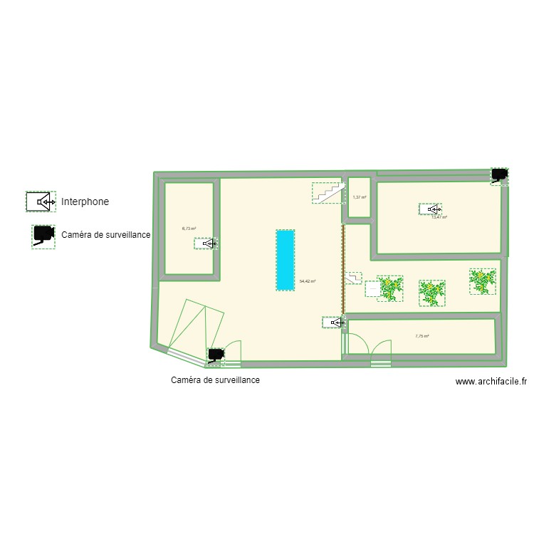 CAMERA. Plan de 0 pièce et 0 m2