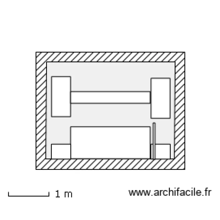 Plan Lit vue de face 4 Avril 2012. Plan de Plan Lit vue de face 4 Avril 2012. Plan de