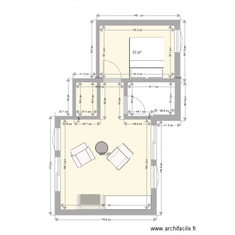 orford. Plan de 0 pièce et 0 m2