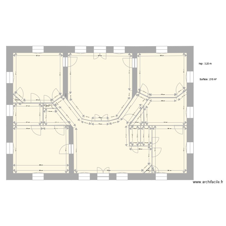 CORGENON Château RDC. Plan de 0 pièce et 0 m2