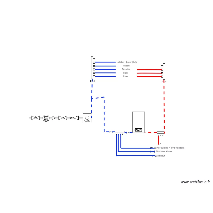 Eau sanitaire 413. Plan de Eau sanitaire 413. Plan de