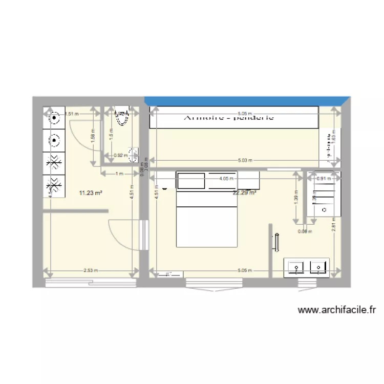 Suite Parentale 1. Plan de 