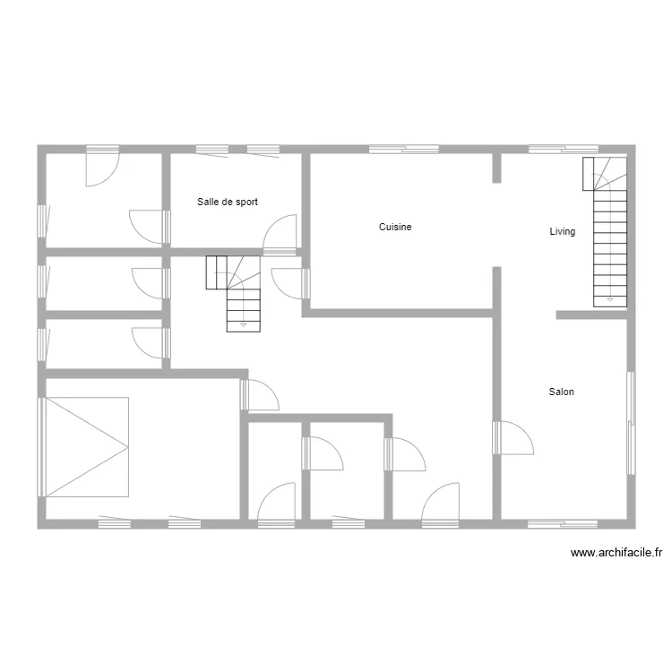 NARDELLA Michel. Plan de 