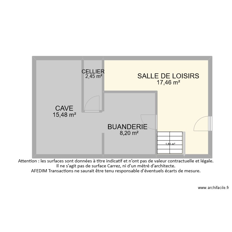 BI9117 SOUS SOL PASCAL. Plan de 0 pièce et 0 m2
