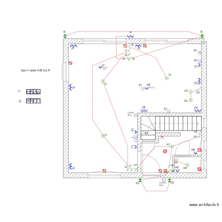 RDC tim . Plan de 0 pièce et 0 m2
