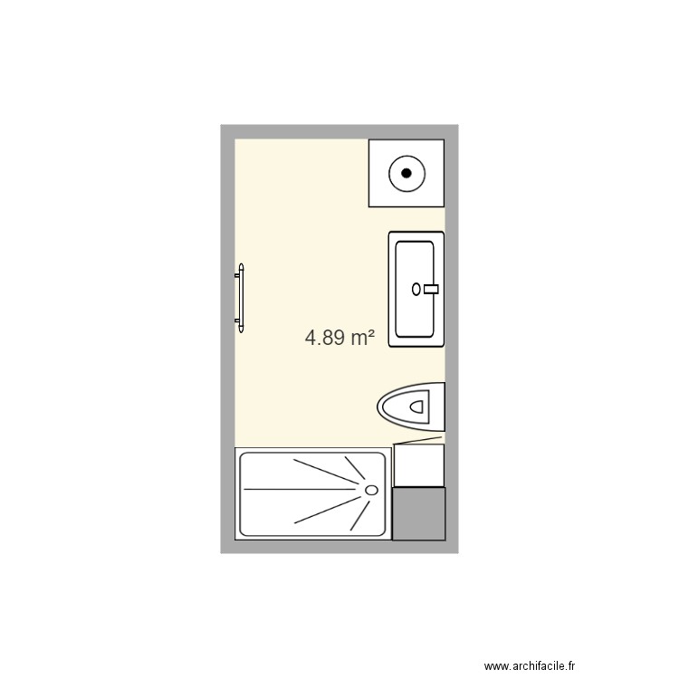 SDB. Plan de 0 pièce et 0 m2