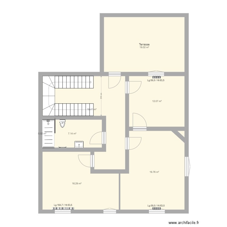 Radiateurs et SDB R1 Ind 0. Plan de 0 pièce et 0 m2