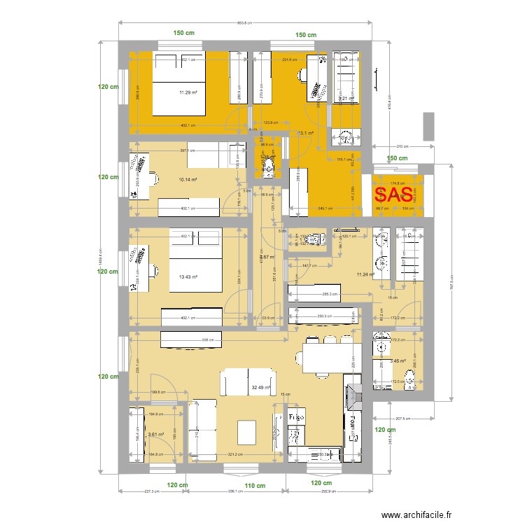 annexe plus court 141  111. Plan de 0 pièce et 0 m2