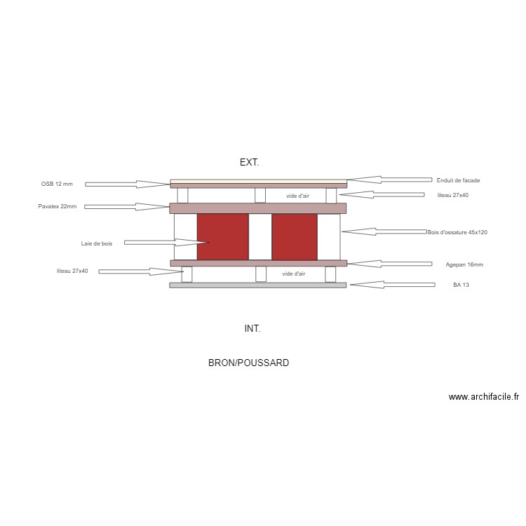 bron. Plan de 0 pièce et 0 m2