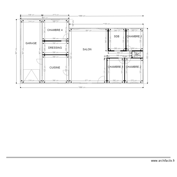 maison originale plan 1. Plan de 0 pièce et 0 m2
