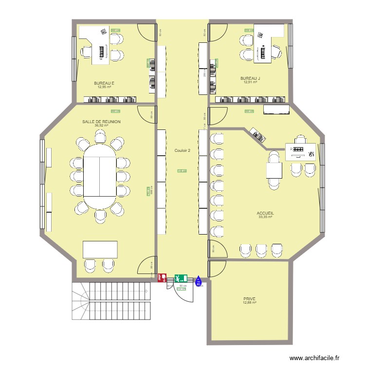 PLAN N 3 ACCUEIL SALLE REUNION FTA. Plan de 0 pièce et 0 m2