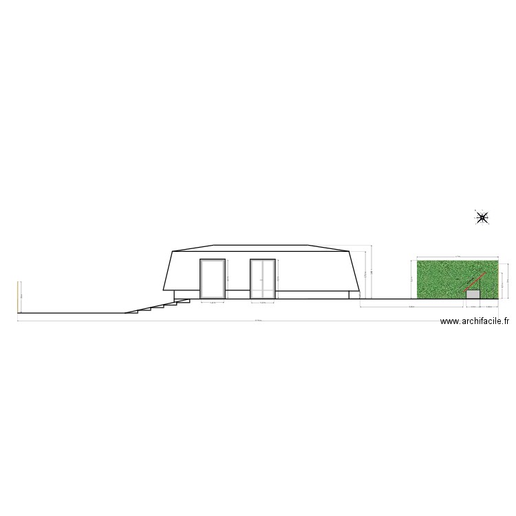 coupe a-a. Plan de 0 pièce et 0 m2