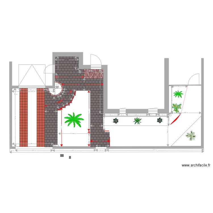 Plan aménagement parking . Plan de 0 pièce et 0 m2