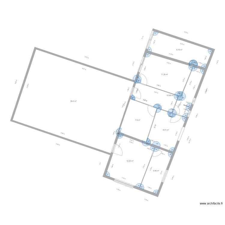 xv39 agrandissement 9a. Plan de 0 pièce et 0 m2