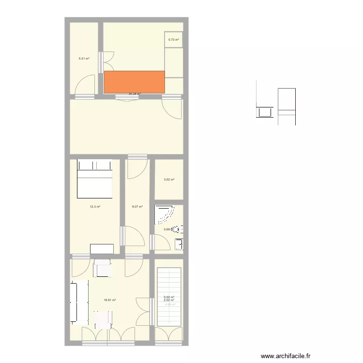 MAISONJAUNE2v3. Plan de MAISONJAUNE2v3. Plan de