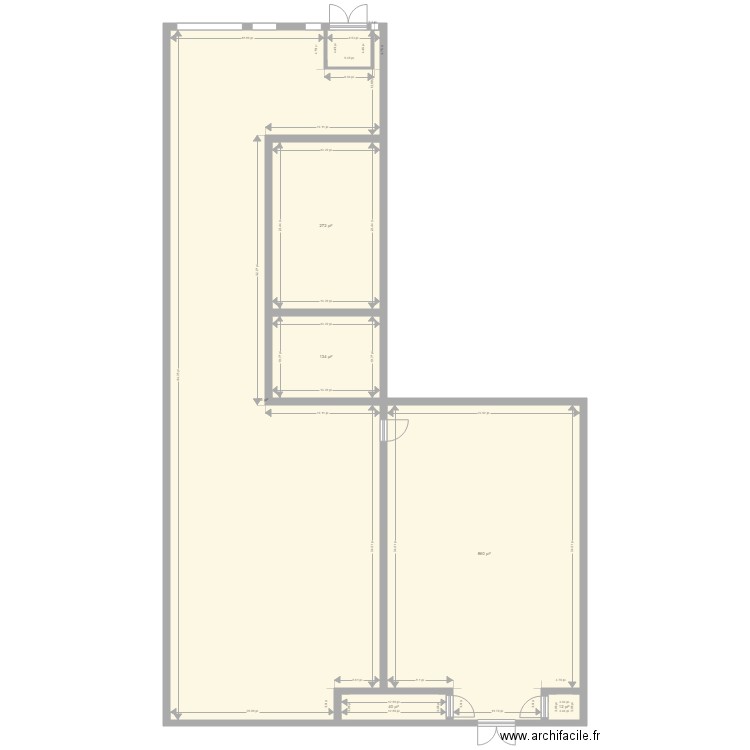 Café céramique . Plan de 6 pièces et 278 m2