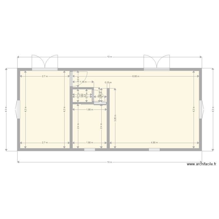 PLAN ARCHI. Plan de 0 pièce et 0 m2