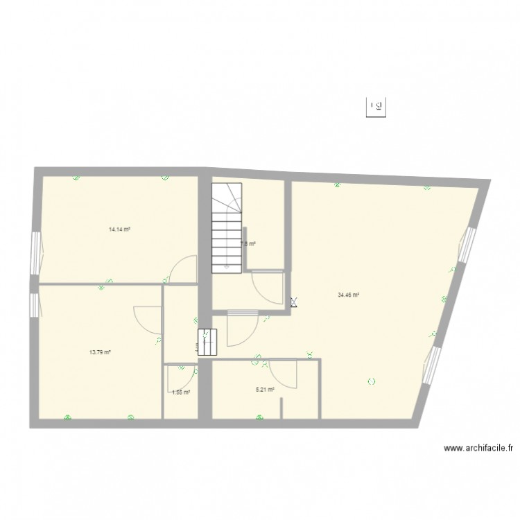 PLAN RL 1er électricité éclairage. Plan de 0 pièce et 0 m2