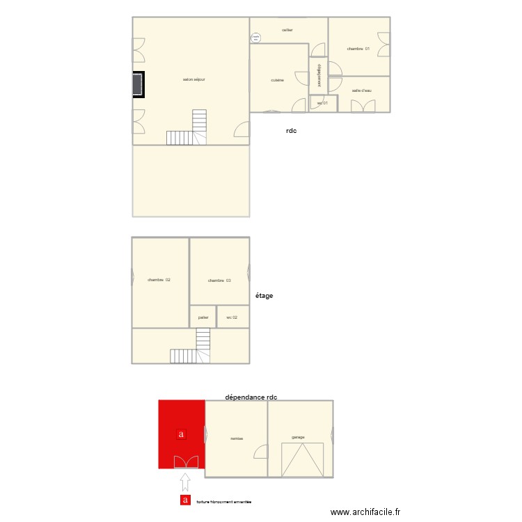 dubois louis. Plan de 0 pièce et 0 m2