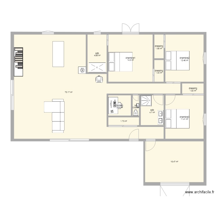 maison ossature bois definitif. Plan de 0 pièce et 0 m2