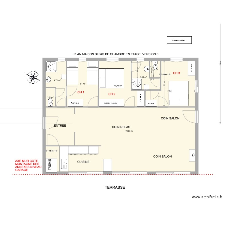 Partie Maison 1. Plan de 0 pièce et 0 m2