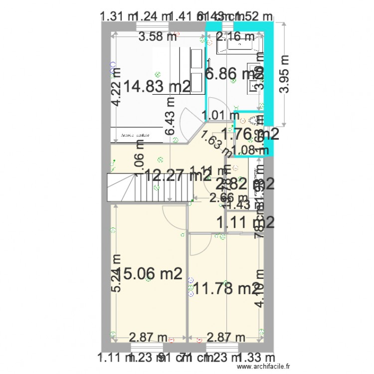 Samuel plan ETAGE 121115 AMÉNAGÉ. Plan de 0 pièce et 0 m2