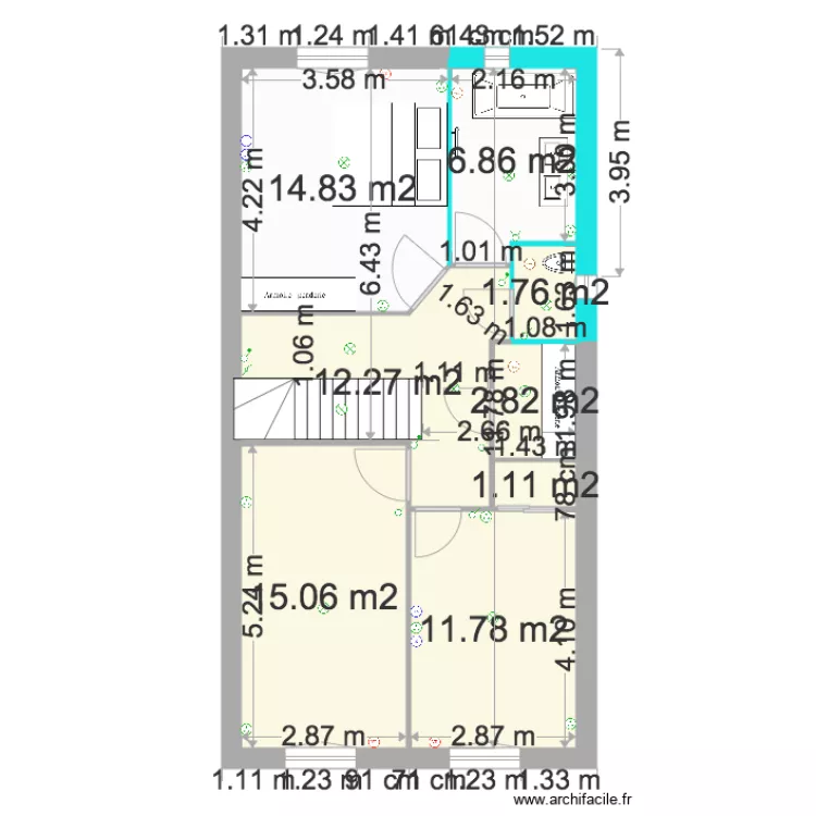 Samuel plan ETAGE 121115 AM&Eacute;NAG&Eacute;. Plan de 