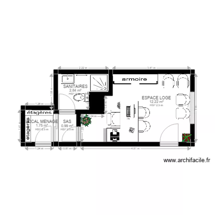 PROJET LOGE CHENNEVIERES AMENAGEMENT 2. Plan de 