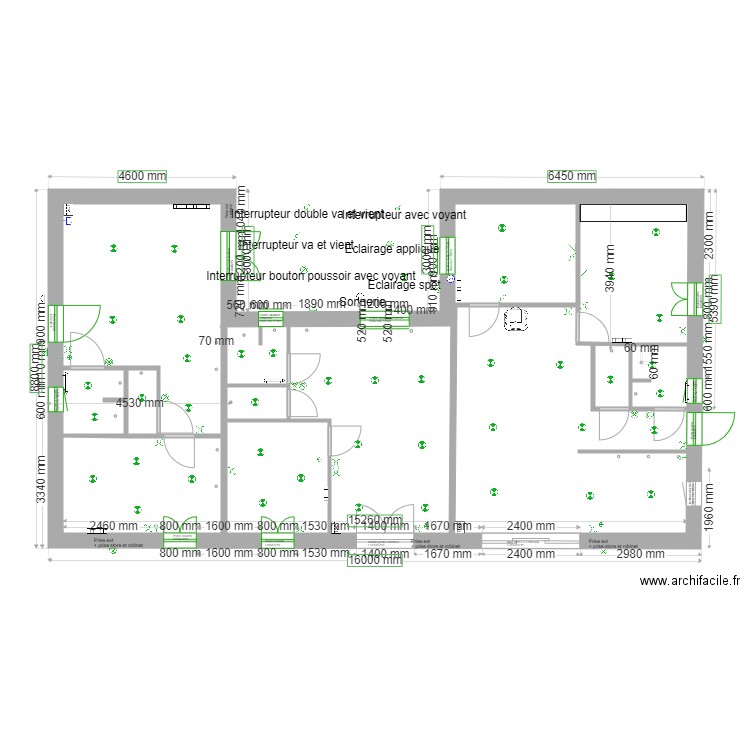 RESEAU ELEC POINT LUMINEUX. Plan de 0 pièce et 0 m2