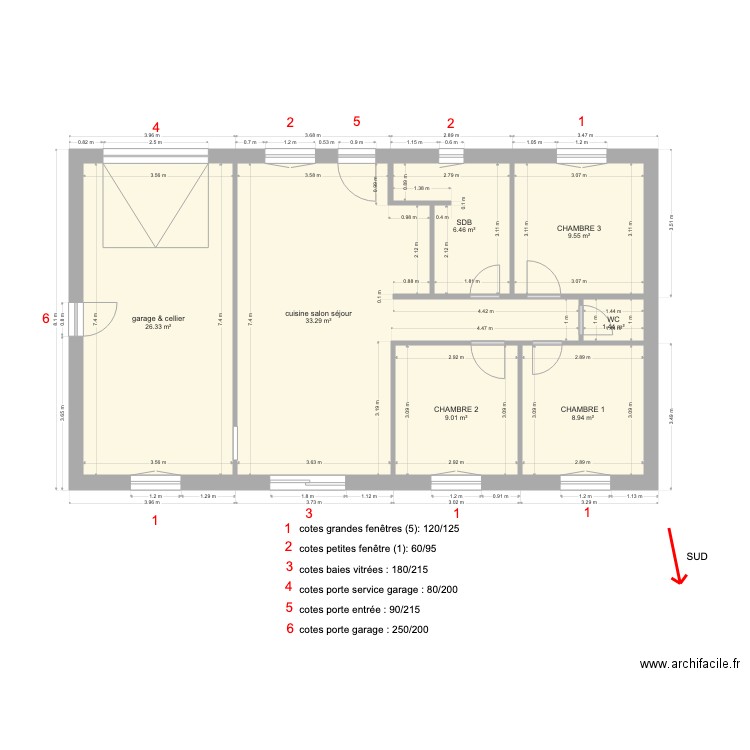 plan annexe fini. Plan de 0 pièce et 0 m2