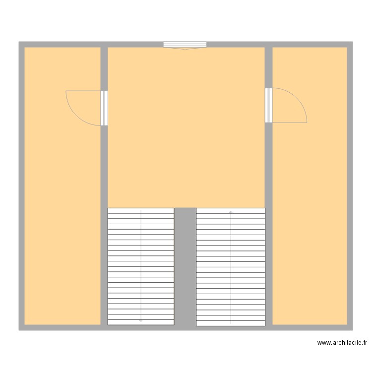 Plan etage type 2 EL Palier. Plan de 0 pièce et 0 m2