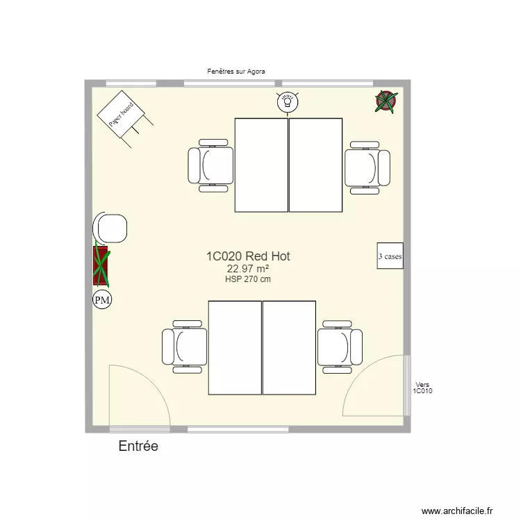 1C020 Red Hot FS. Plan de 